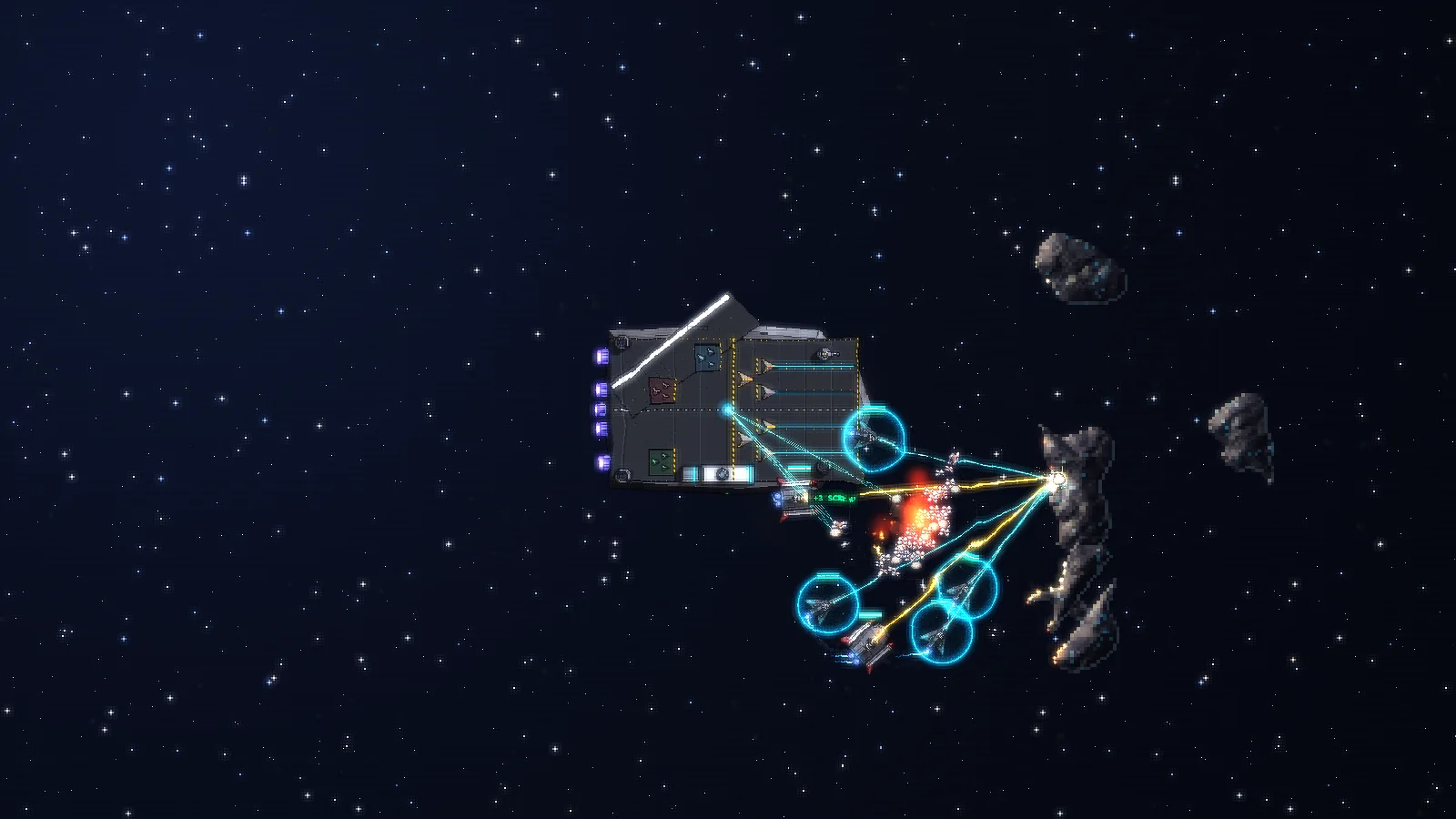 Carrier launching drones and bombers in the Ghost Fleet of Zephyr